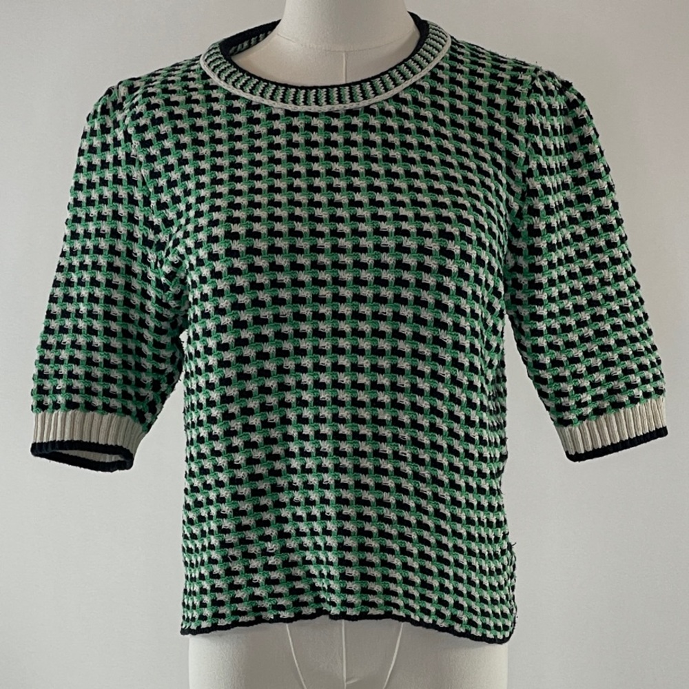 Maje Moxanne Tweed Top